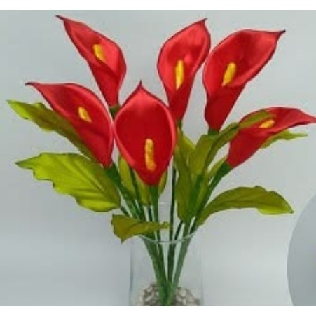 دسته گل عروس شیپوری روبانی