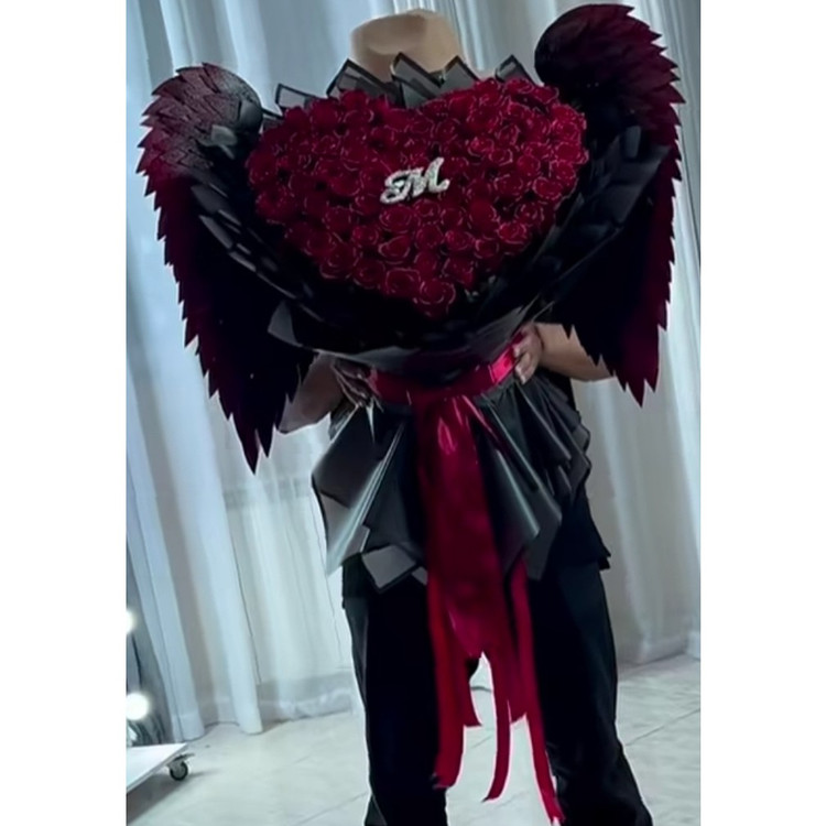 بال فرشته برای گل روبانی