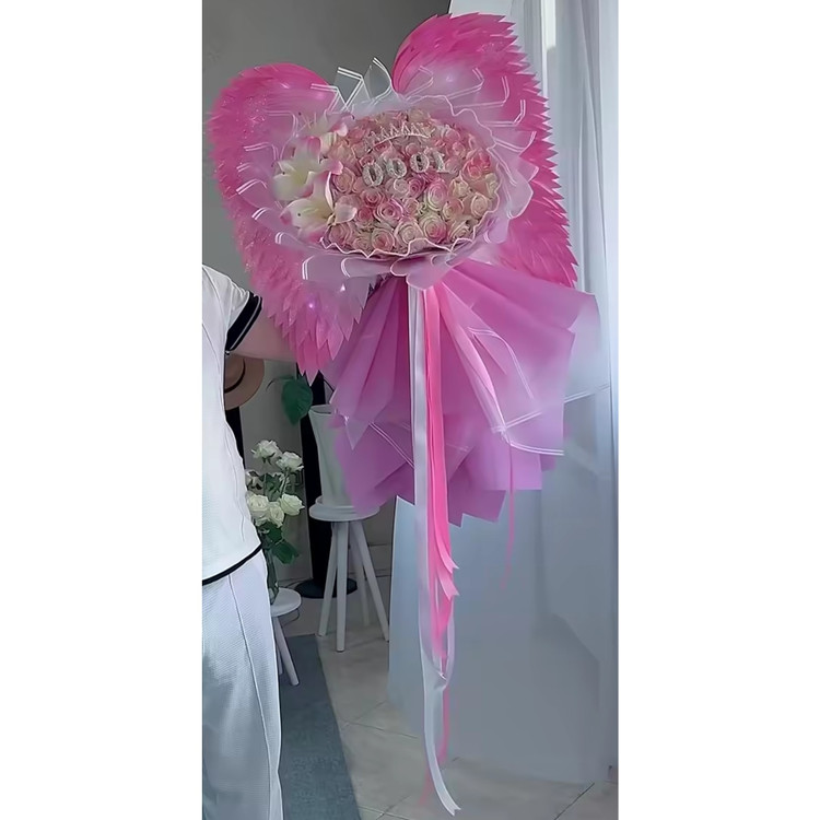 بال فرشته برای گل روبانی