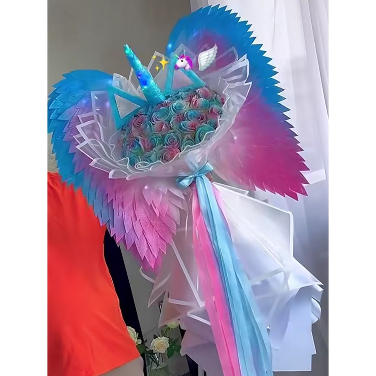 بال فرشته برای گل روبانی