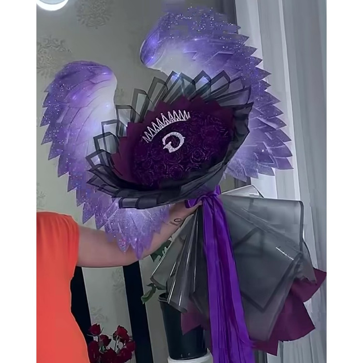 بال فرشته برای گل روبانی