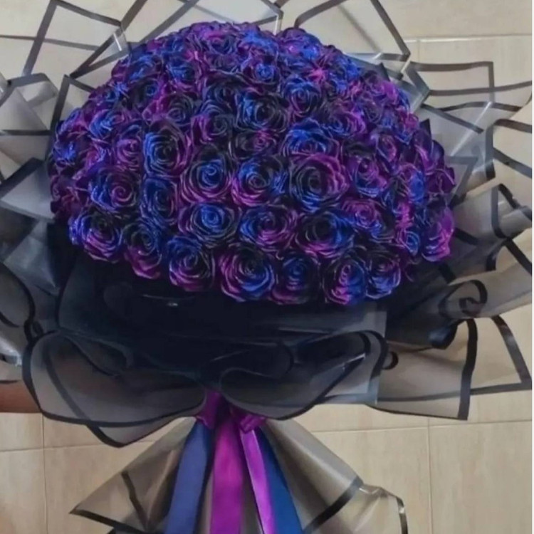 دسته گل خواستگاری رز روبانی