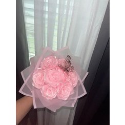 دسته گل خواستگاری رز روبانی